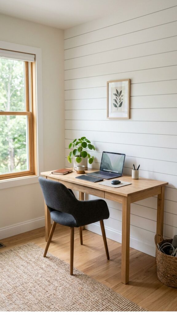 7. Add Shiplap Without Covering Every Wall