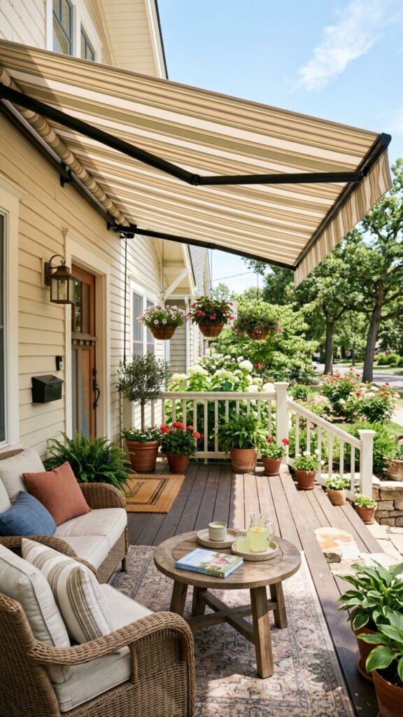 7. Add a Retractable Awning