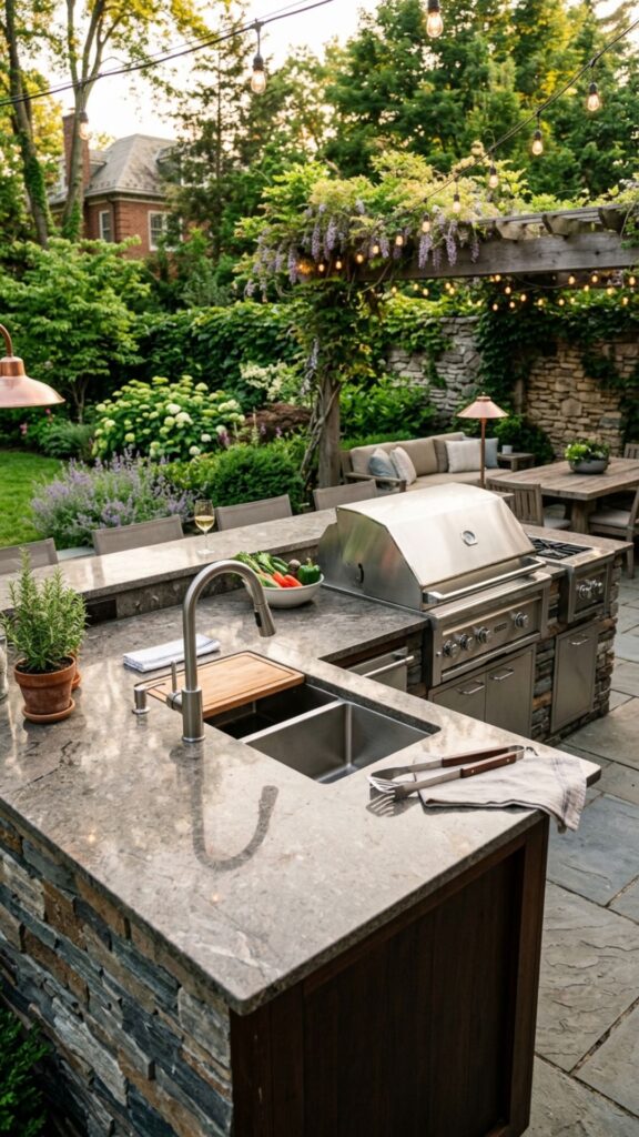 7. Add a Weatherproof Sink and Faucet