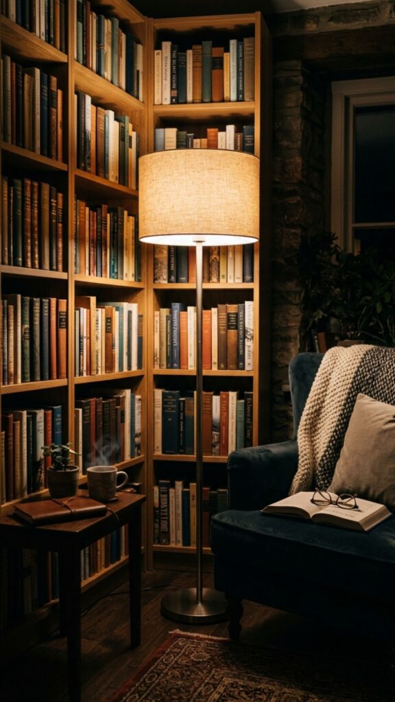 7. Brighten Dark Corners With a Floor Lamp