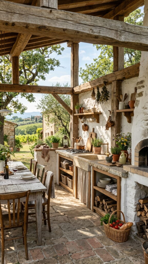 7. Bring In Rustic Wooden Beams
