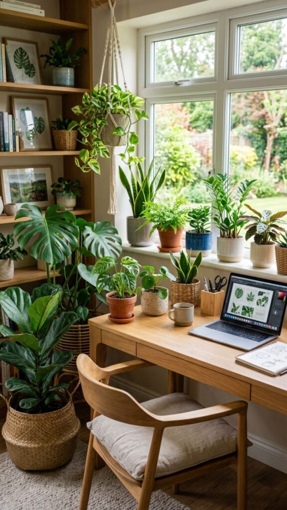 7. Bring Plants Into Your Workspace