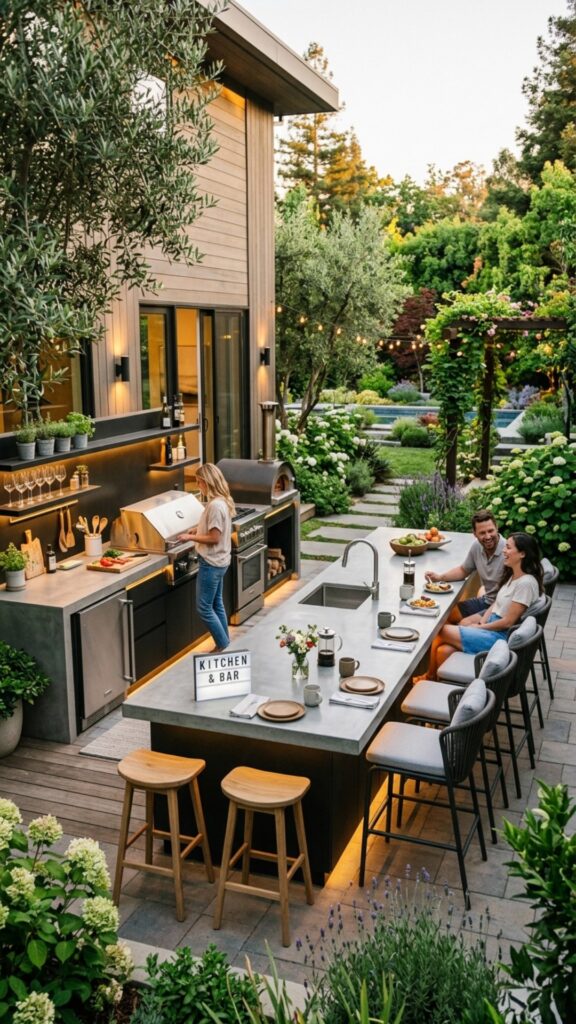 7. Combine the Kitchen With a Breakfast Bar