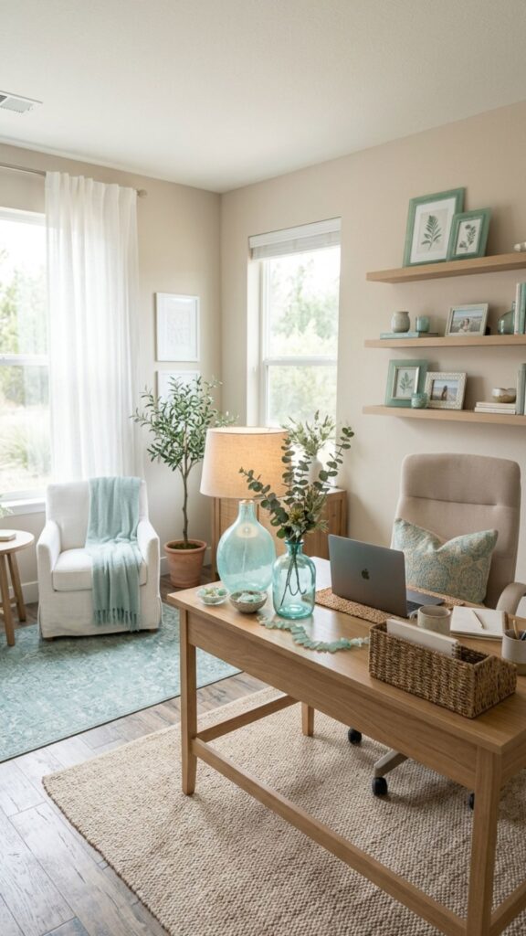 7. Create a Sea-Glass Inspired Accent