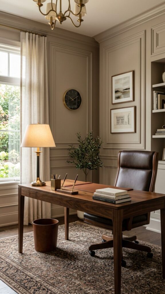 7. Create an Elegant Picture Frame Molding Wall