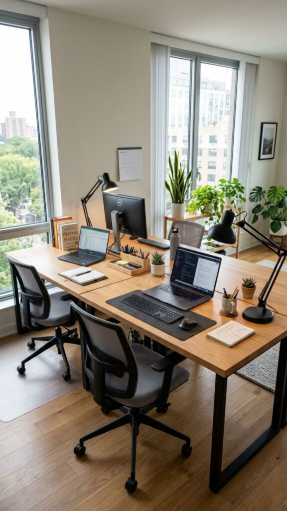 7. Create an L-Shaped Workspace With Two Long Surfaces