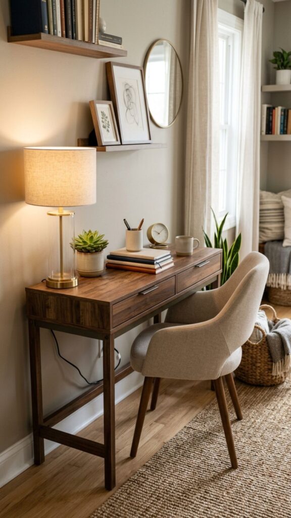 7. Hide the Office Inside a Cabinet