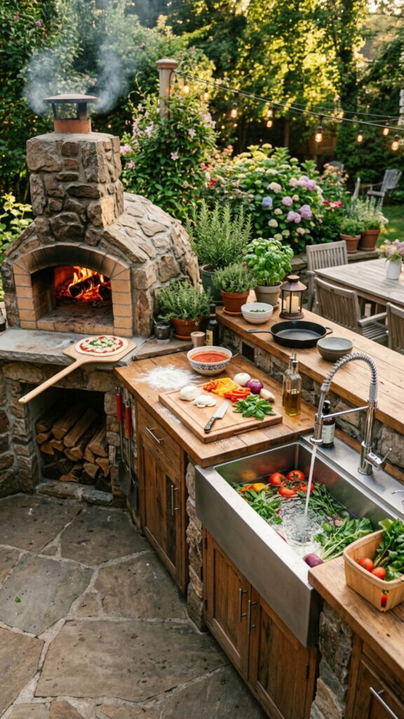 7. Include a Pizza and Prep Sink