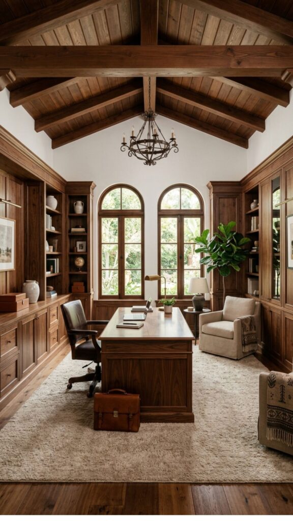 7. Incorporate Rich Wood Tones