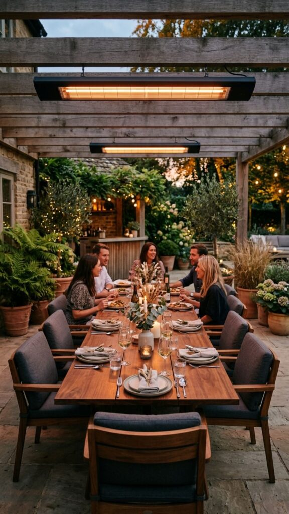 7. Infrared Patio Heaters — Instant Warmth, No Waiting