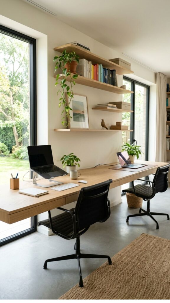 7. Install a Shared Floating Desk