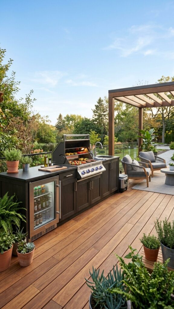 7. Install an Outdoor Refrigerator