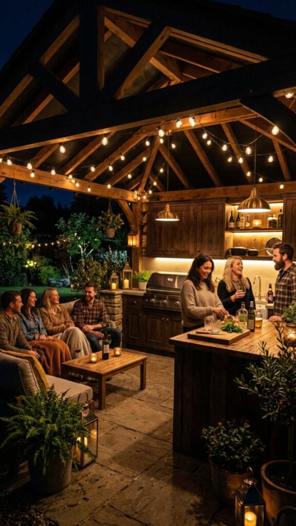 7. Light It Up for Evening Gatherings