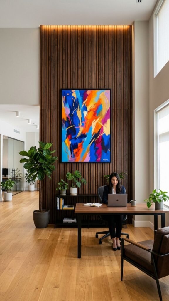 7. Make One Wall the Focal Point