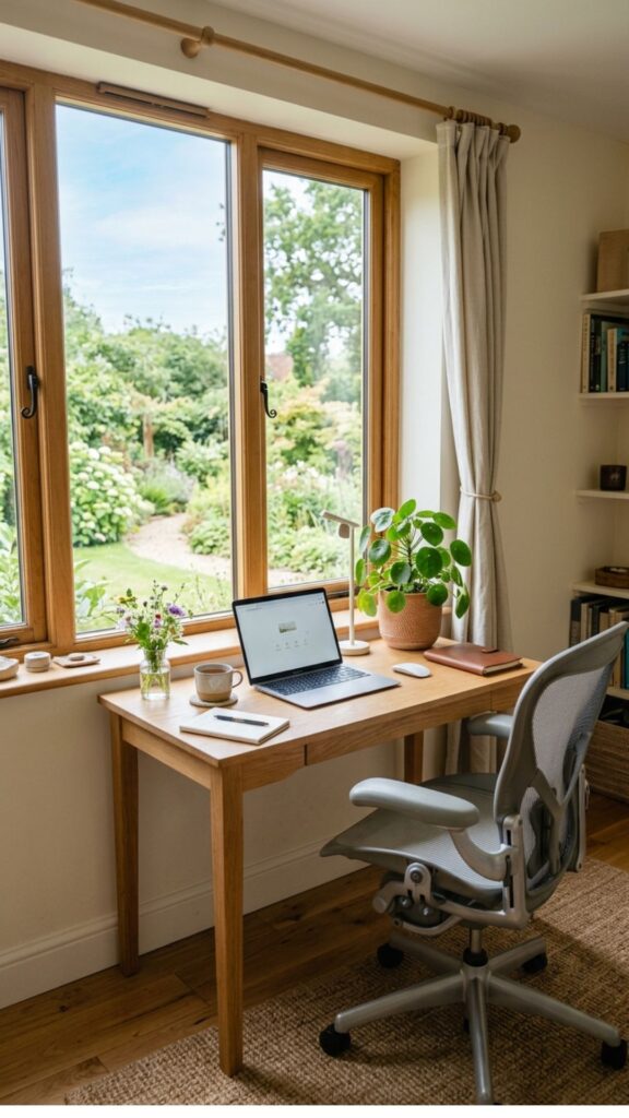 7. Position Your Desk Near a Window