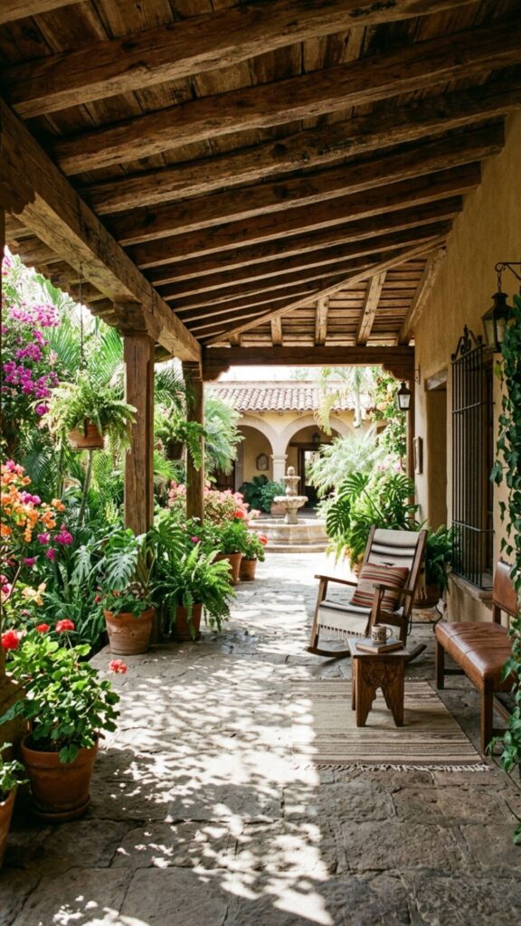 7. Use Exposed Wood Beams Overhead