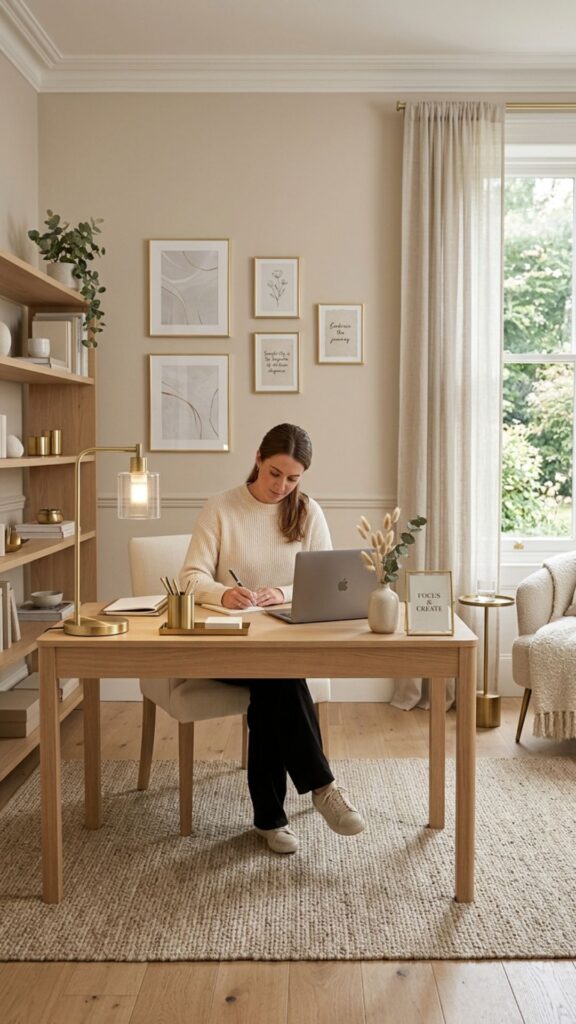 7. Use Gold or Brass Accents Sparingly