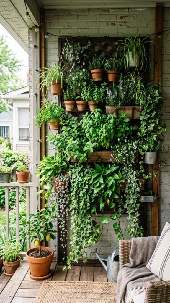 7. Use Vertical Gardens to Save Space