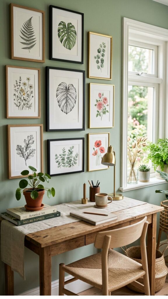 8. Add Botanical Artwork