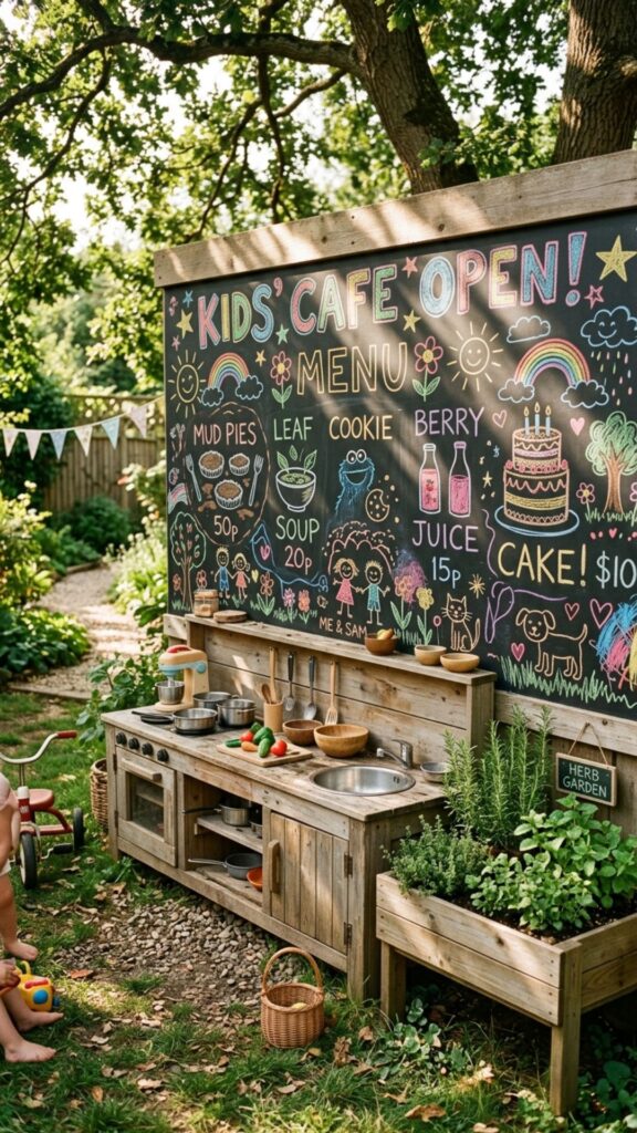 8. Chalkboard Menu Wall