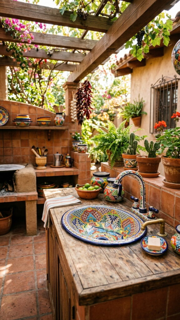 8. Colorful Ceramic Sink