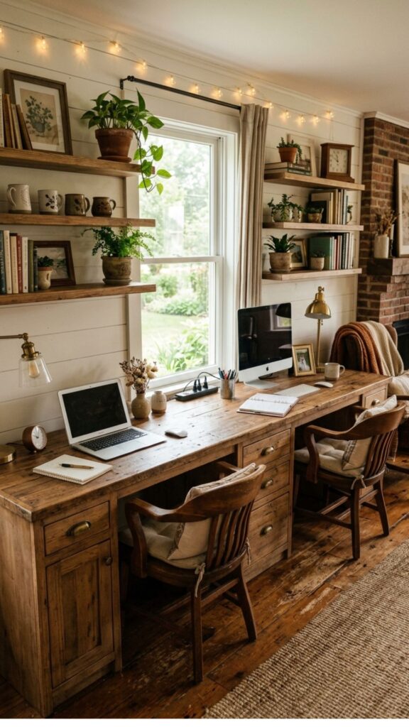 8. Create a Built-In Farmhouse Workstation
