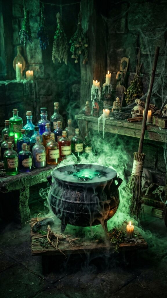8. Design a Creepy Cauldron Display