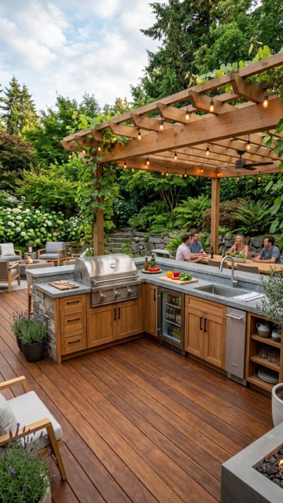 8. Design a Full Alfresco Kitchen