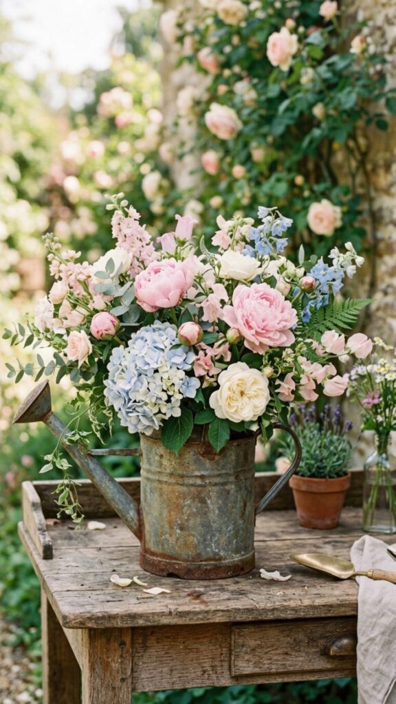 8. Display a Vintage Watering Can