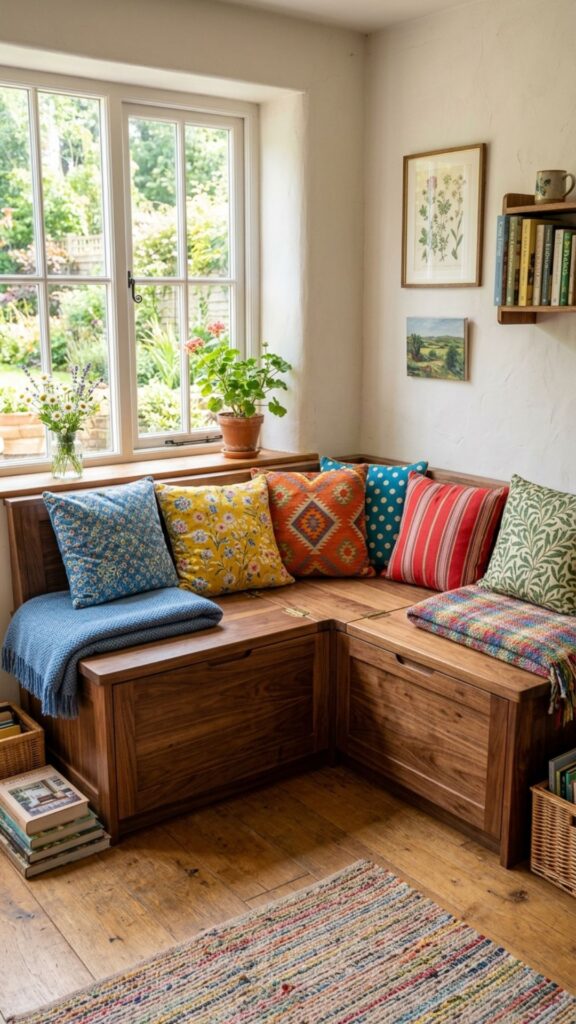 8. Incorporate Built-In Benches