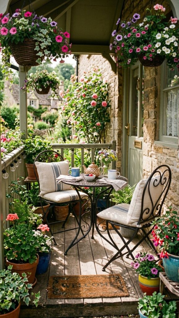 8. Install a Compact Bistro Set