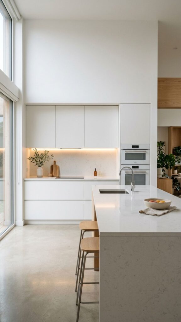 8. Minimal Handleless Cabinets