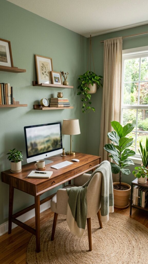 8. Pair Brown With Sage Green