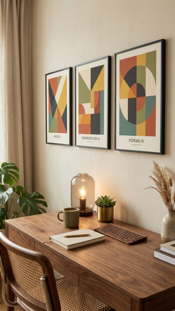 8. Use Geometric Artwork