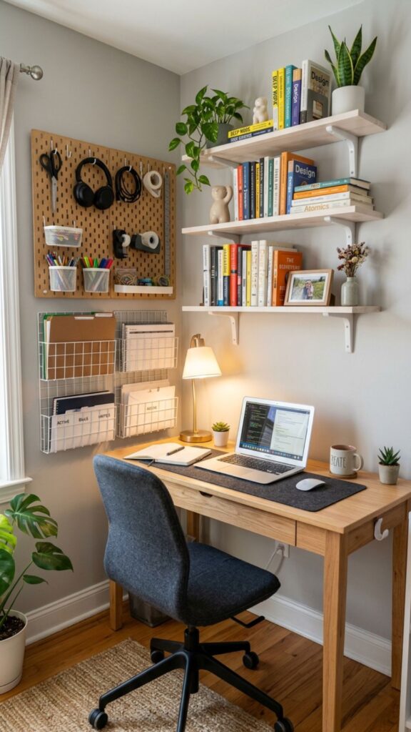8. Use Vertical Wall Storage
