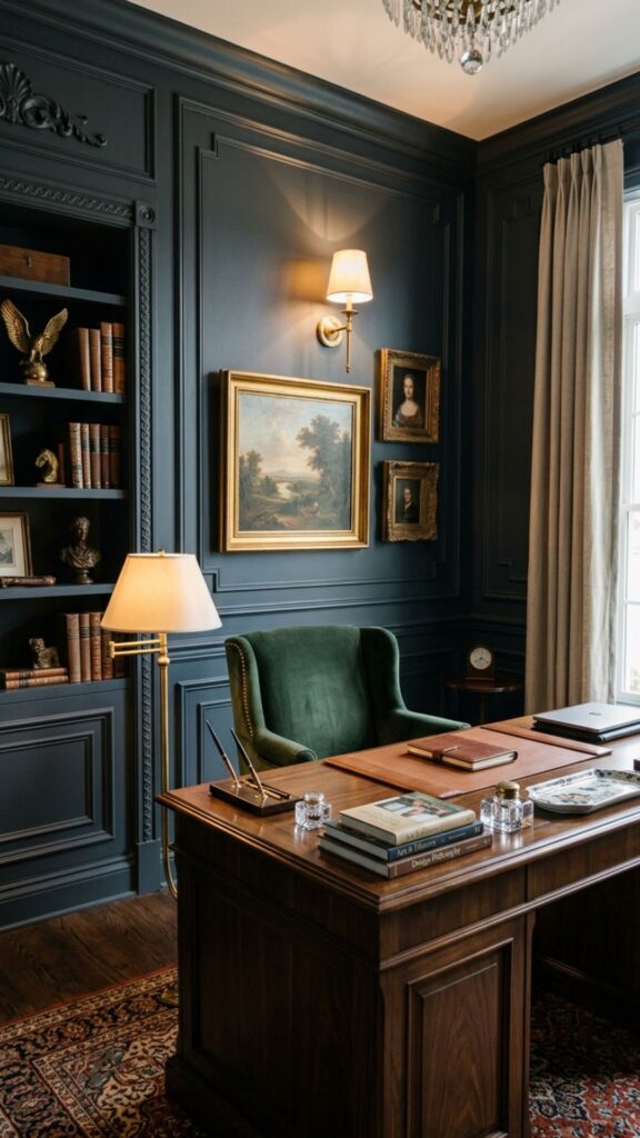 8. Use Wall Molding for a Luxury Look