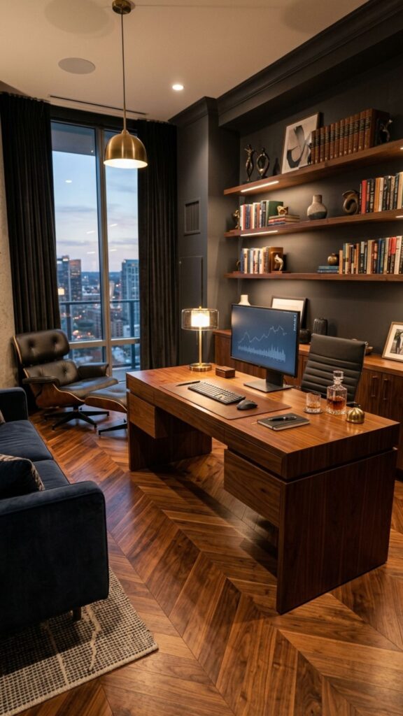 8. Use Warm Wood Tones