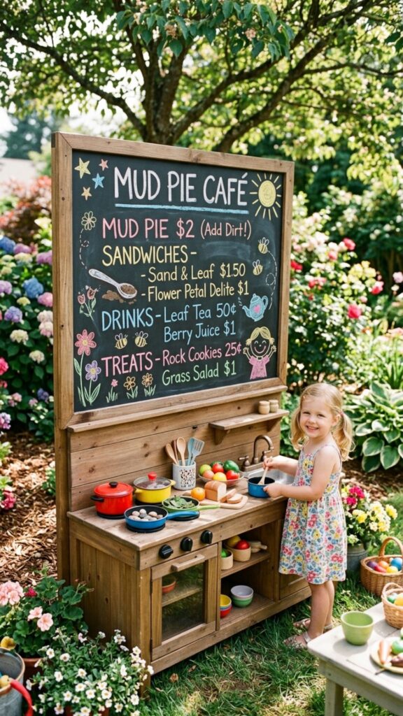 9. A Chalkboard Menu Kitchen