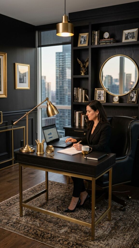 9. Add Metallic Accents for a Premium Finish