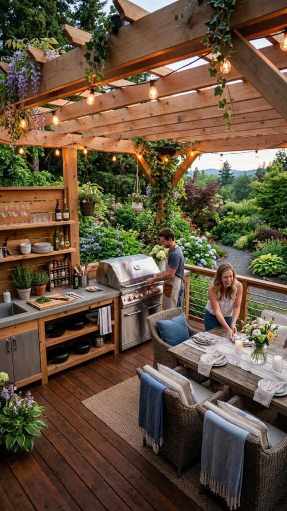 9. Add a Covered Cooking Area