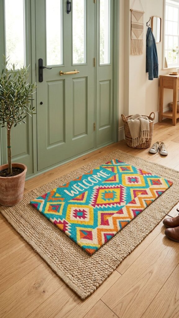 9. Add a Statement Doormat