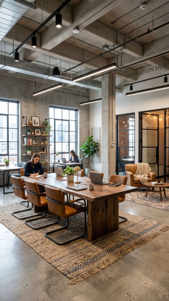 9. Create Contrast with Concrete Surfaces
