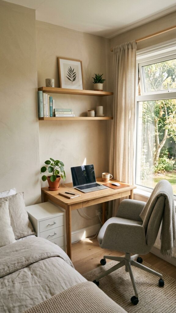 9. Create a Bedroom Office Nook