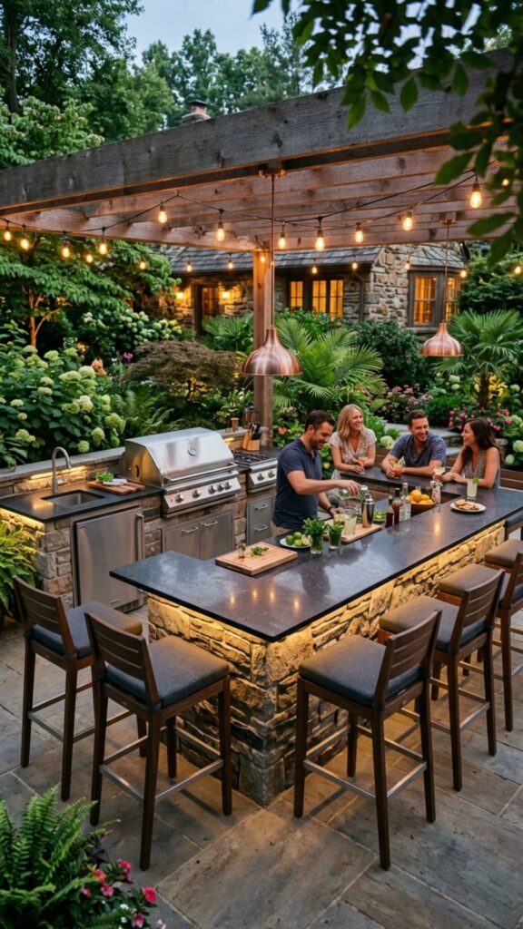 9. Design a Bar Seating Area