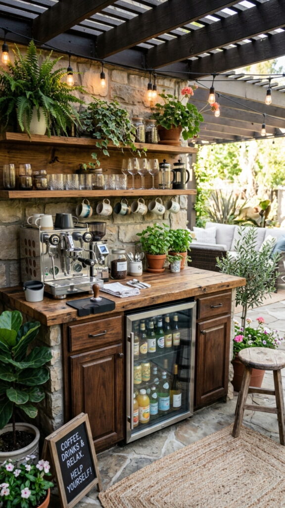 9. Design a Beverage and Coffee Nook