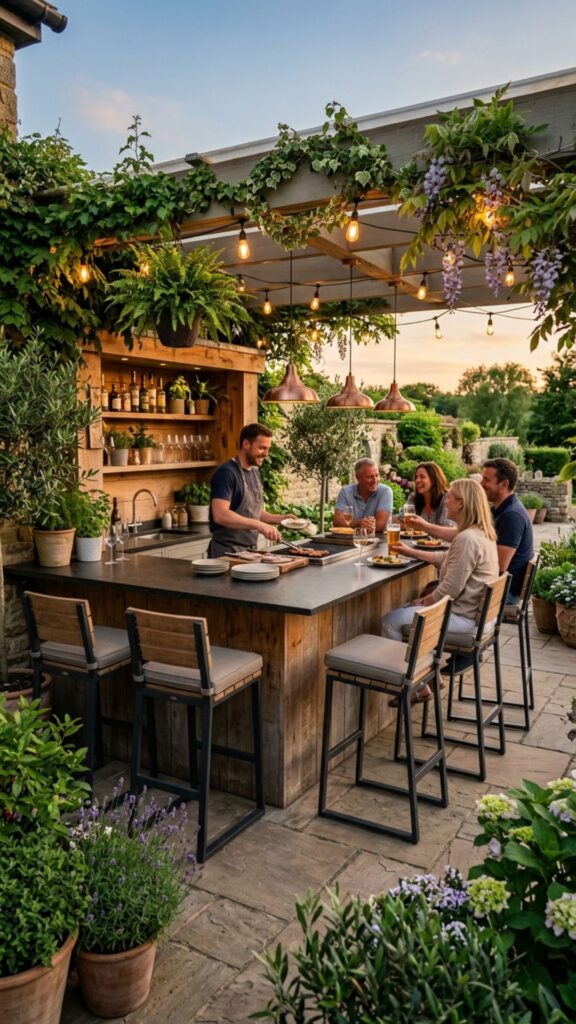 9. Design a Comfortable Bar Seating Area