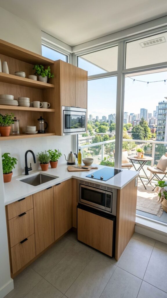 9. Design a Mini L-Shaped Kitchen