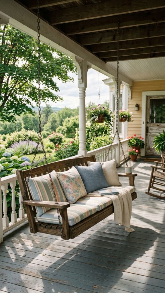 9. Hang a Porch Swing