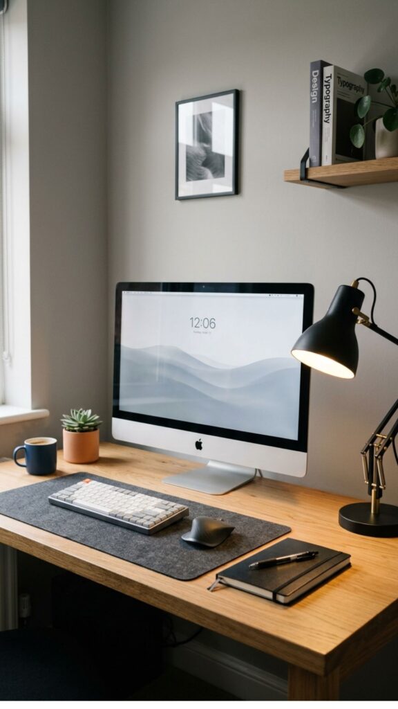 9. Keep Your Desk Setup Minimal