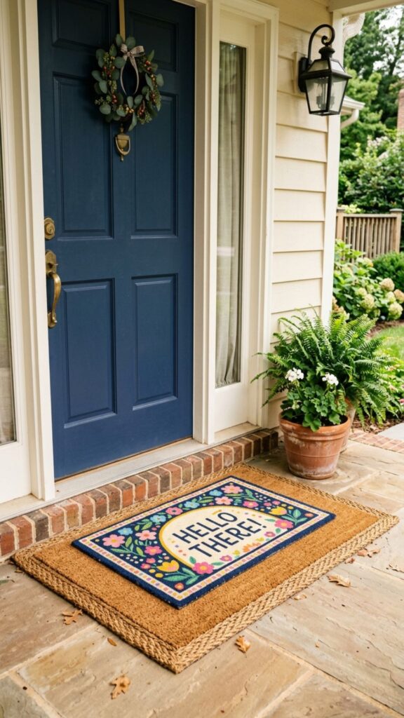 9. Layer a Fresh Doormat